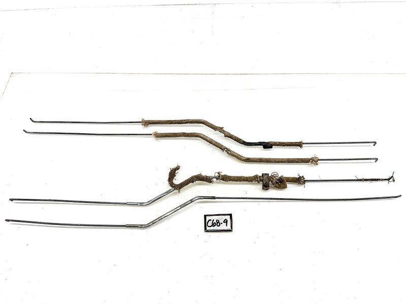 OEM 1964 - 1966 FORD FALCON MUSTANG DOOR LATCH ROD SET OF 4 C78-9
