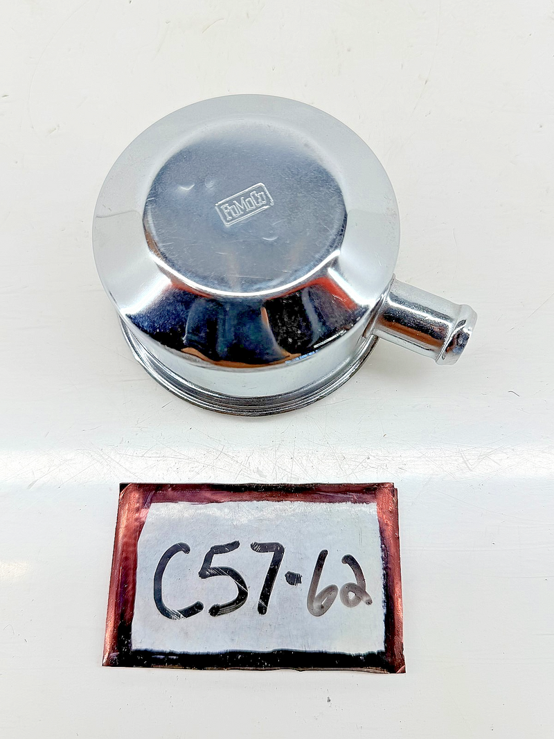 NOS 1965 - 1967 Ford Mustang Shelby CHROME OIL FILLER CAP C5ZZ-6766-D C57-62