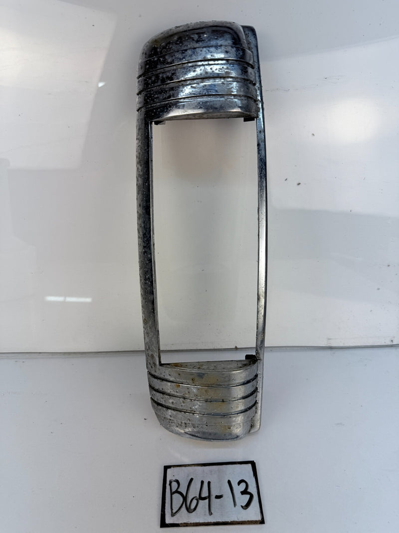 1946 - 1948 CHRYSLER DODGE DESOTO CENTER BRAKE LIGHT CHROME BEZEL 1149302 B64-13