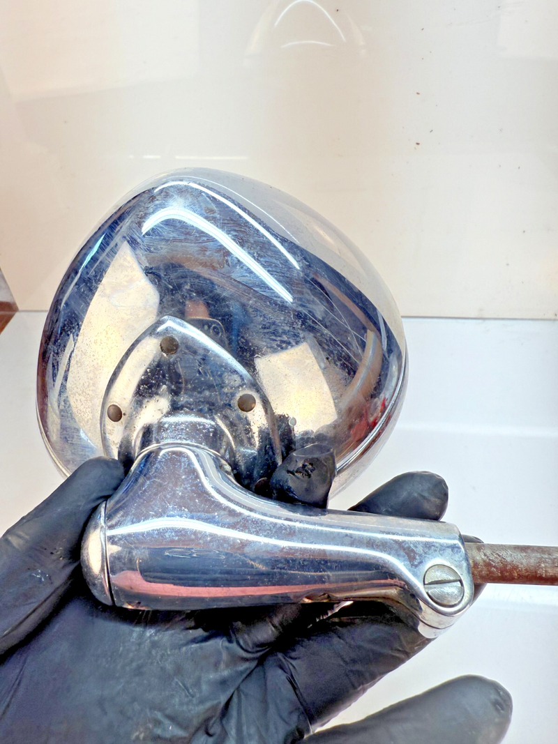 VINTAGE UNITY MODEL S6 SPOTLIGHT SEARCH LIGHT CAR TRUCK LIGHT Chrome Rod B66-3