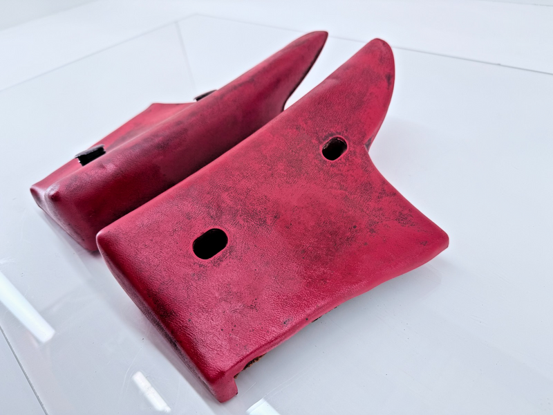 OEM 1964 1965 Thunderbird Landau Convert RED INTERIOR REAR ARM REST PADS C32-32