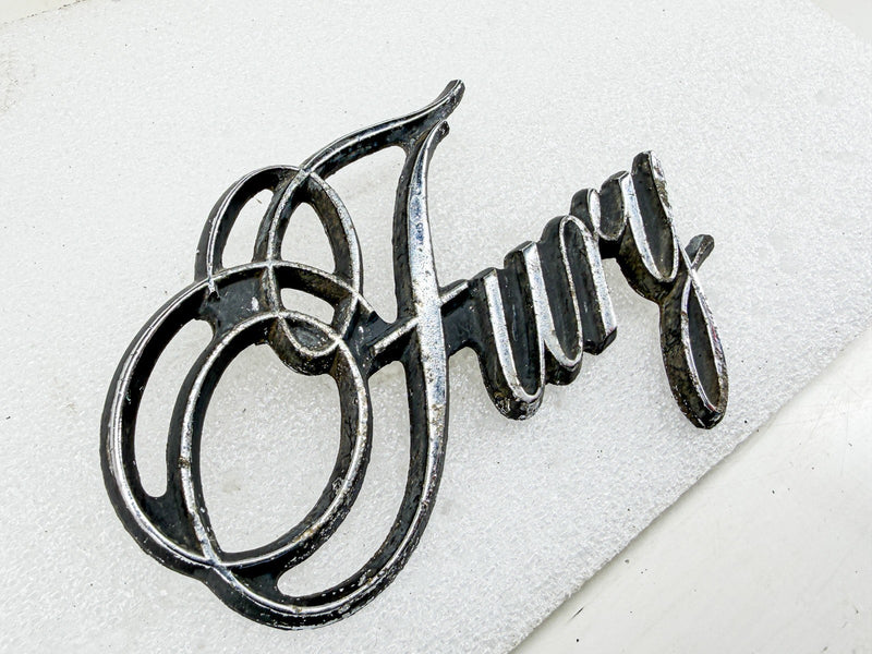 OEM 1975 - 1978 PLYMOUTH FURY FENDER EMBLEM MOPAR 3811524 E10-97