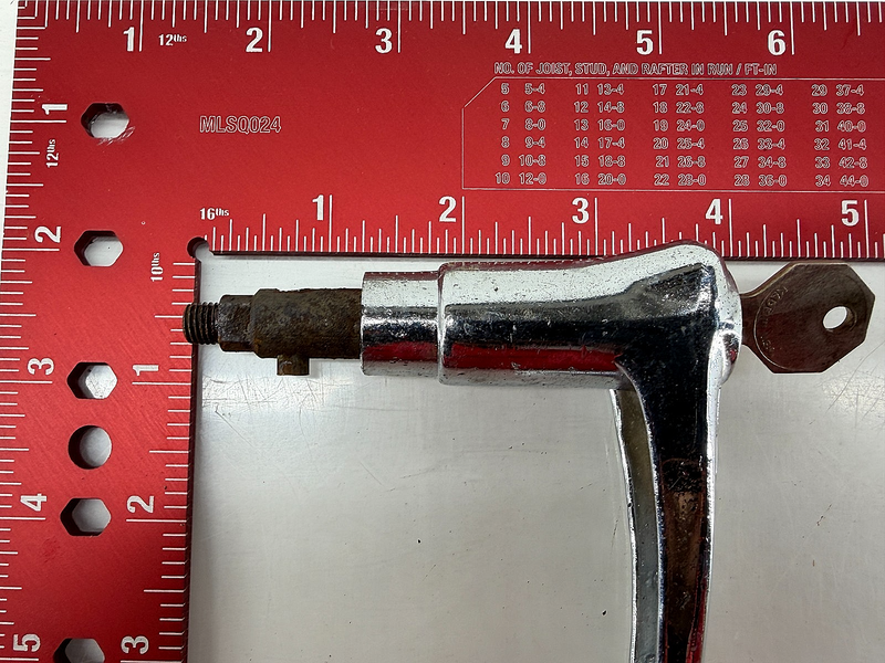 1939 1940 1941 BUICK PONTIAC OLDS REAR TRUNK LID LOCKING HANDLE ROD RAT C34-29