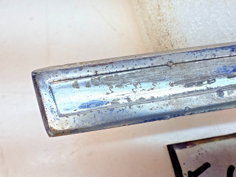 OEM 1960 Chevrolet Impala #7 Left Front Fender Chrome Molding Trim Louver E6-94