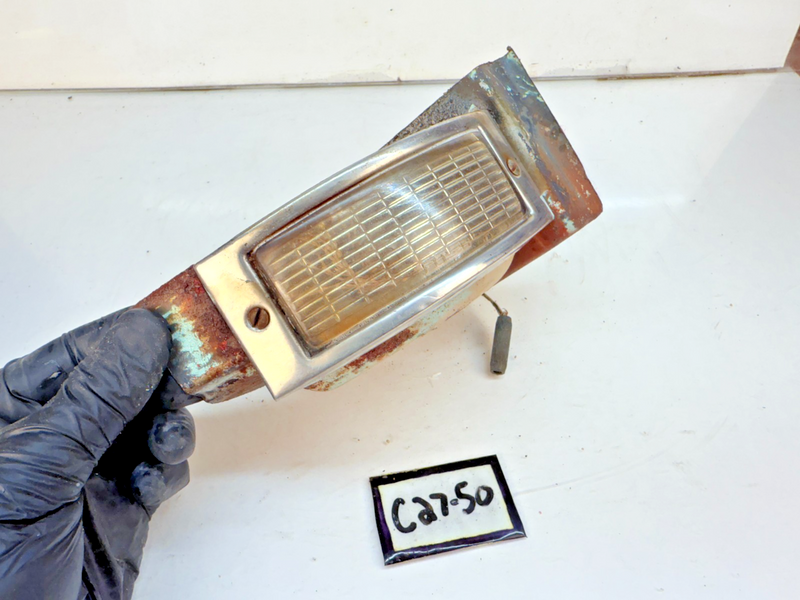 OEM 1948 1949 1950 Ford Pickup Truck F100 Parking Light Bezel Lens Stainless C27