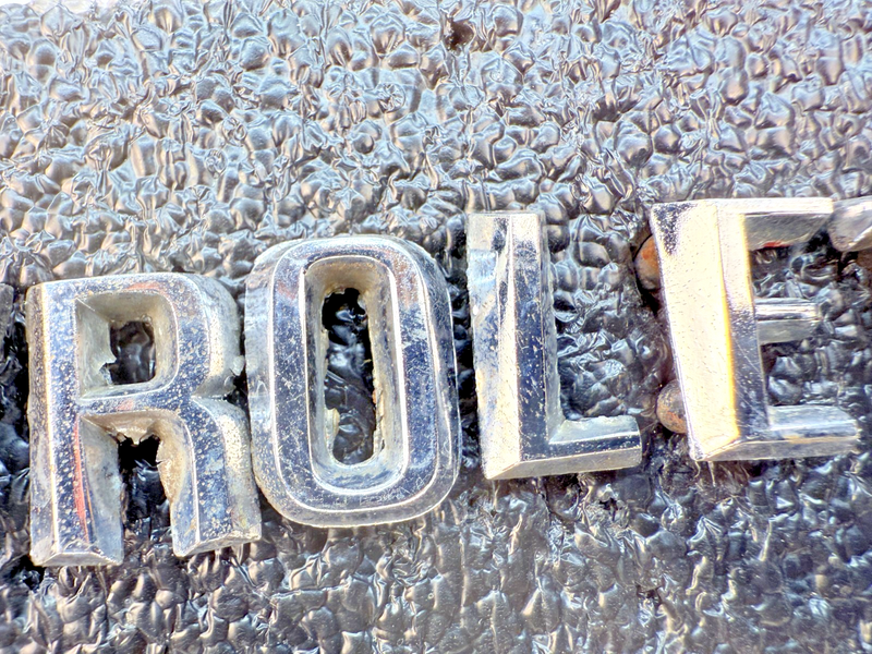 OEM 1960 1961 Chevy Impala Bel Air Chrome HOOD LETTERS "CHEVROLET" 60 61 E5-73