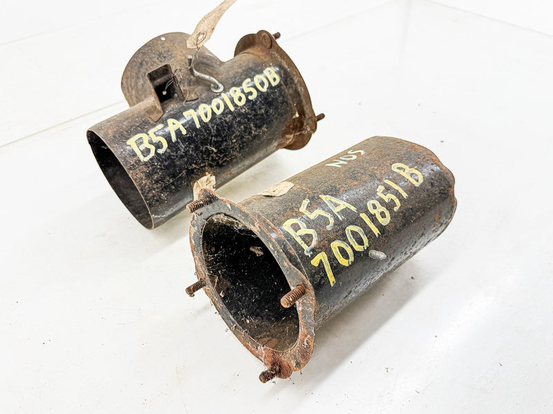 NOS 1956 FORD Pair of Fresh Air Intake Tubes Thunderbird Fairlane B62-45