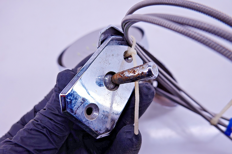 OEM 1965 1966 Ford Mustang Chrome Remote RH Passenger Outside Door Mirror C55-4