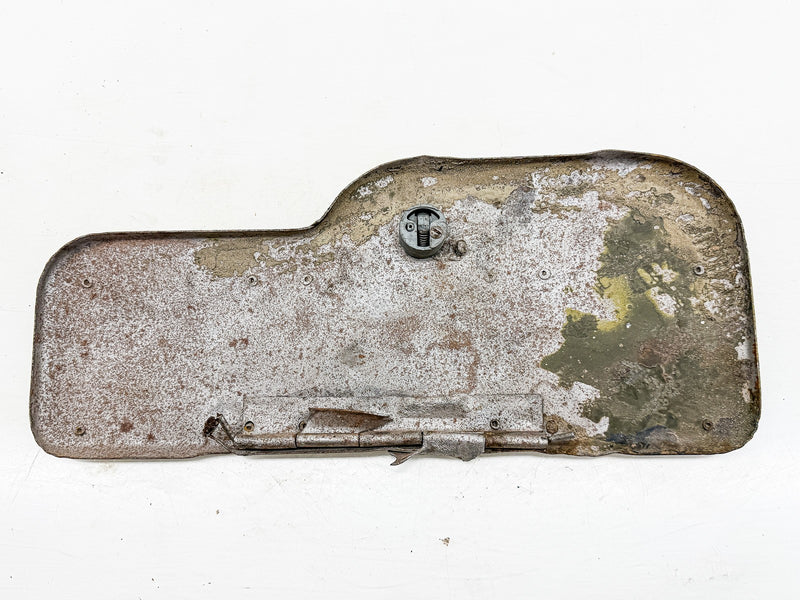 Original 1942 FORD GPW WWII JEEP GLOVE BOX DOOR with 3 DATA PLATES G503 B62-47