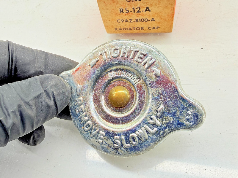 NOS 1965 - 1972 Ford Galaxie Fairlane Thunderbird Radiator Cap C9AZ-8100-A C61