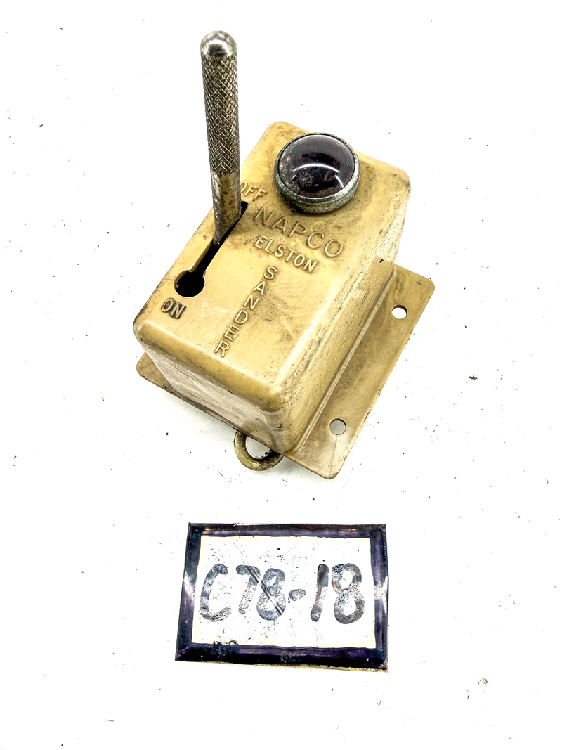 Vintage NAPCO Elston Traction Sander Control Switch Box Plow Truck Bus C78-18