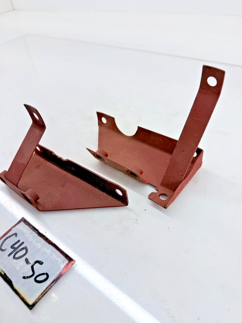 OEM Ford GPW Jeep Willys MB CJ M38 Air Cleaner Mounting Brackets "F" Mark C40-50