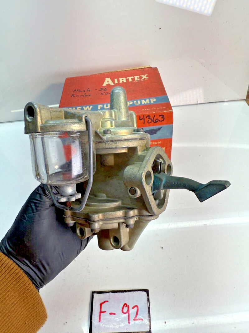 NORS REBUILT Fuel Pump 1956 - 1959 Nash AMC Rambler 6CYL 4363 56 57 58 59 F-92