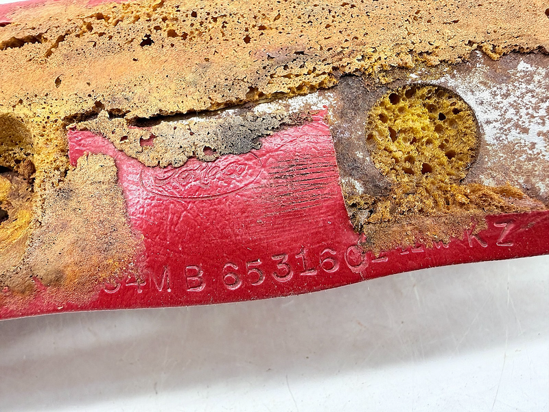 OEM 1964 Mercury Comet Caliente Cyclone RED LH REAR QUARTER ARM REST C50-28