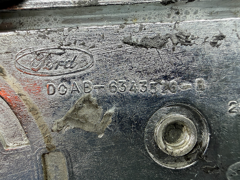 OEM 1970 Ford XL Luggage Compartment Door Lock Key Hole Cover D0AZ-6343514-A E9