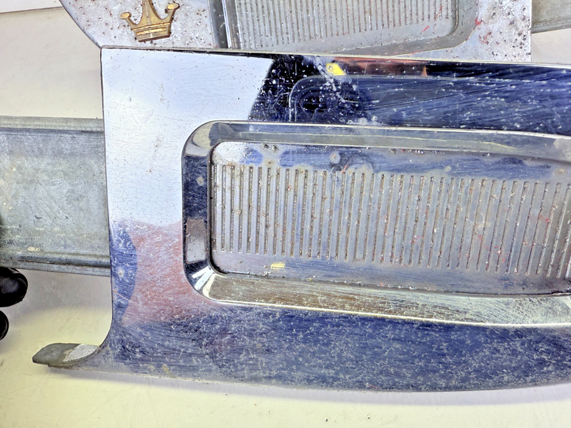 RARE Vintage 1959 Chrysler Imperial PAIR Chrome Armrest Ashtray Trim Piece C25-3