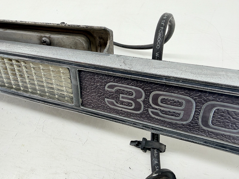 OEM 1969 Ford Galaxie 390 PAIR Front Side Marker Lights, Bezels, Lens 69 C36-69