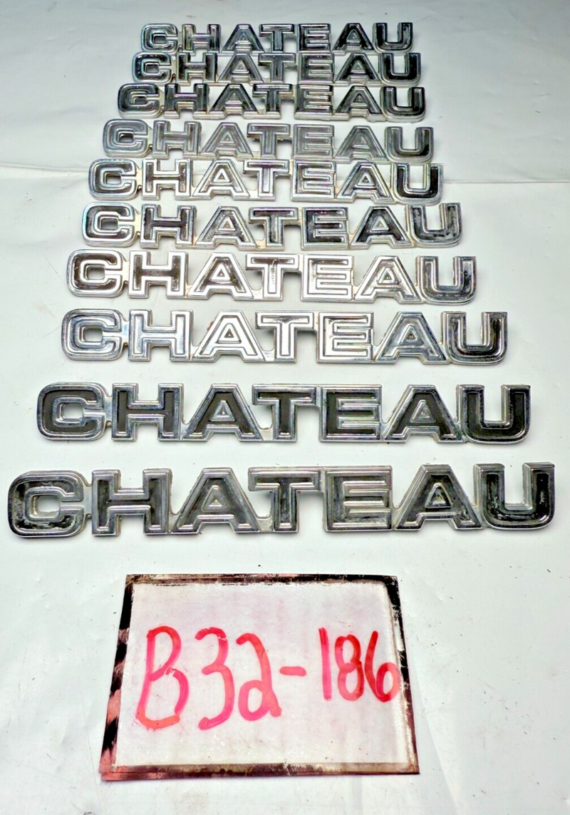 (1) OEM 1975-1979 Ford E100 E150 E250 Econoline Van CHATEAU EMBLEM B32-186