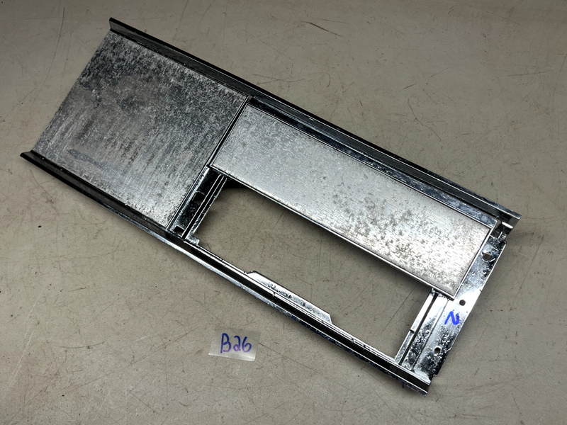 1966 1967 CHEVY IMPALA CAPRICE AUTO CENTER CONSOLE SHIFT PLATE BEZEL 66 67 B26-2