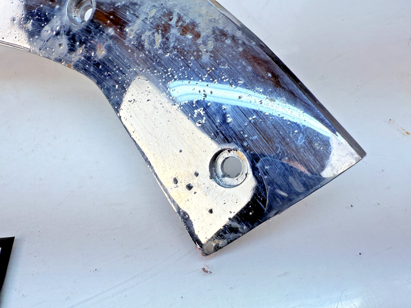 OEM 1957 1958 Chrysler Imperial Chrome Head Light Trim Piece 1686484 RH C28-8