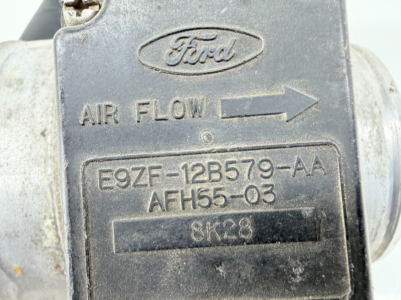 OEM 1987 - 1993 Ford Mustang Mass Air Flow Sensor MAF With Bracket E8ZE-9B961-BC