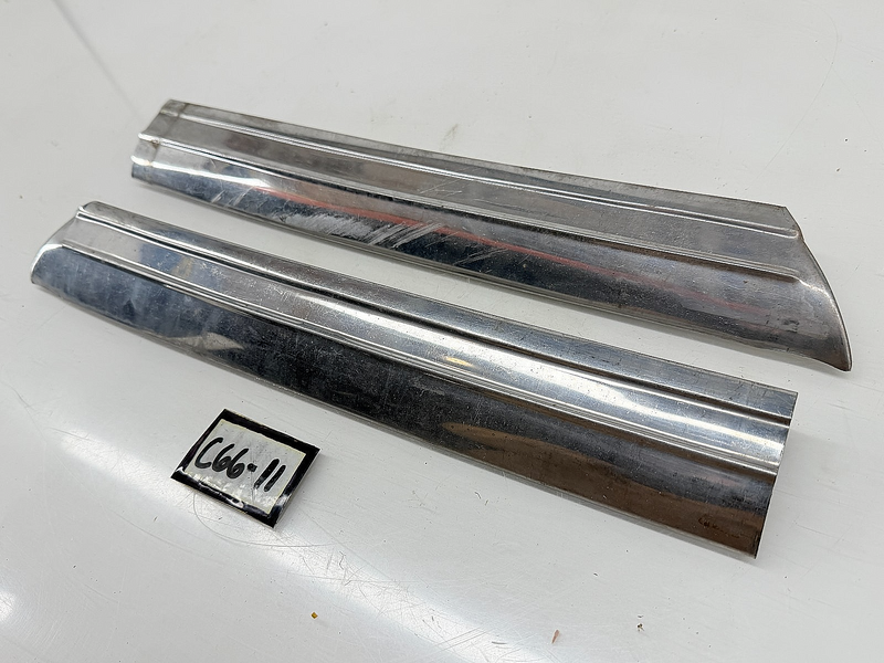 OEM 1963 1964 1965 Ford Falcon Mercury Comet Windshield Top Header Molding Pair