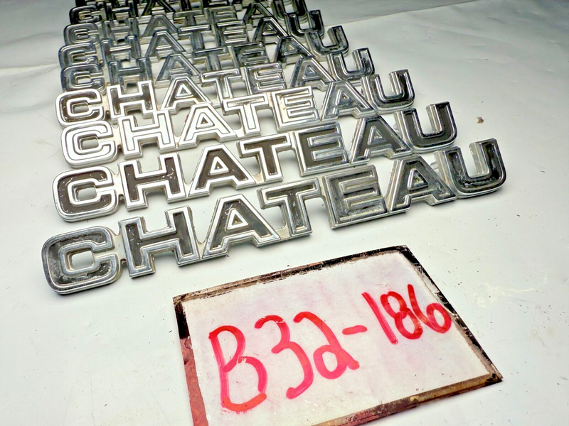 (1) OEM 1975-1979 Ford E100 E150 E250 Econoline Van CHATEAU EMBLEM B32-186
