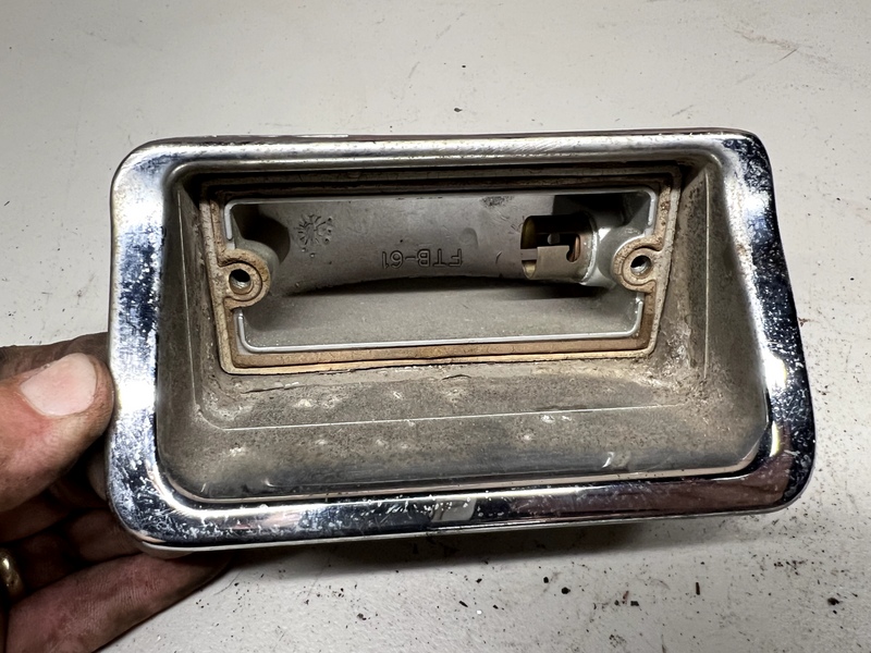 FORD THUNDERBIRD REAR BUMPER L &R BACKUP LIGHT HOUSINGS 1961-1963 OEM U1A-B1