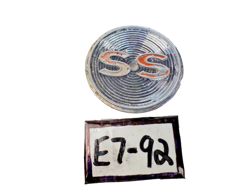 OEM 1964 Chevrolet Impala SS Floor Console Emblem Badge 3843986 E7-92