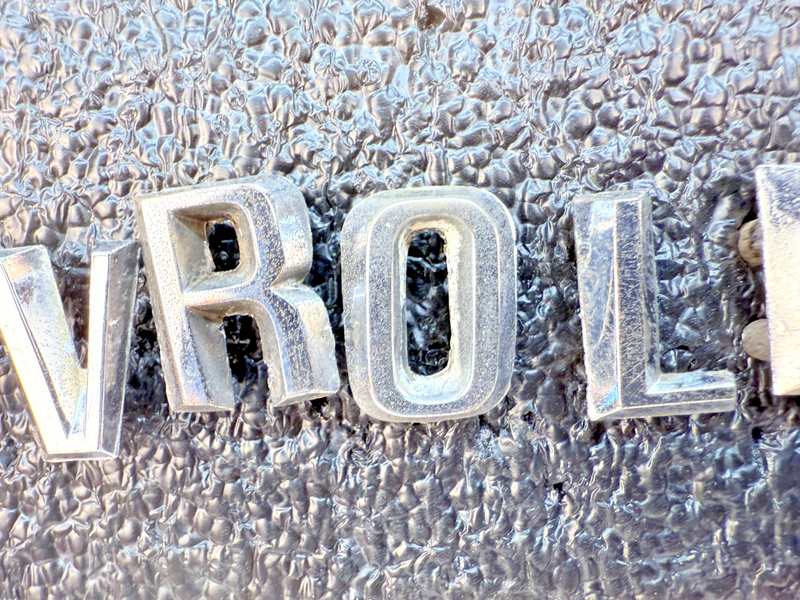 OEM 1960 1961 Chevy Impala Bel Air Chrome HOOD LETTERS "CHEVROLET" 60 61 E5-70