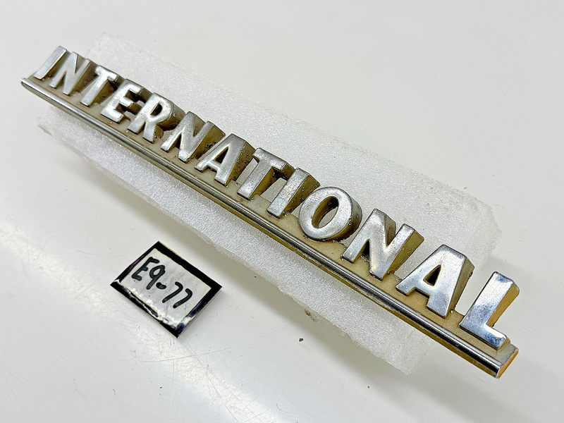 OEM 1950 - 1968 International Truck Chrome Side Nameplate 82195-R1 E9-77