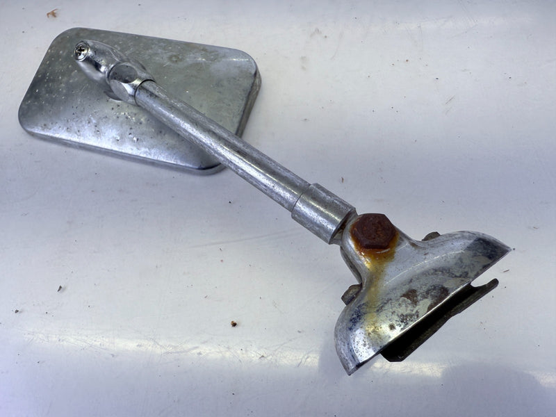 Vintage Accessory 5" Chrome Clamp on Truck Side View Mirror C27-28