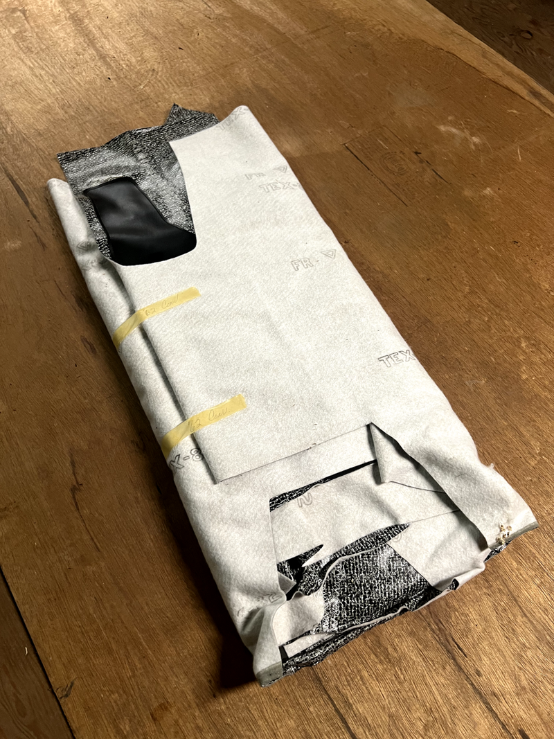 Aftermarket 1961-1963 FORD Thunderbird Convertible Trunk Mat & Boards U1B-4