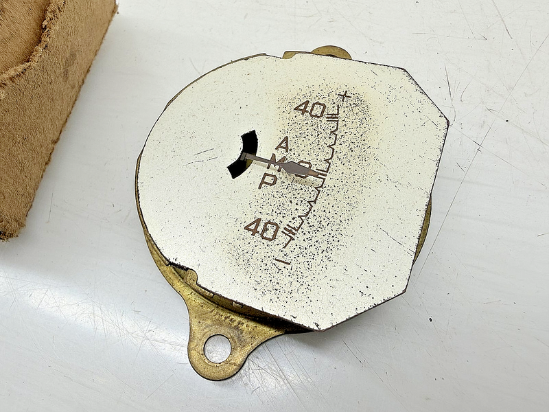 NOS 1937 - 1939 FORD AMP GAUGE AMMETER GENUINE FORD BOX 91A-10850 C76-122