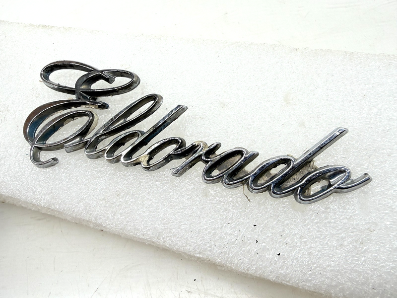 OEM 1979 - 1985 Cadillac " Eldorado " Chrome Sail Panel Emblem E9-95