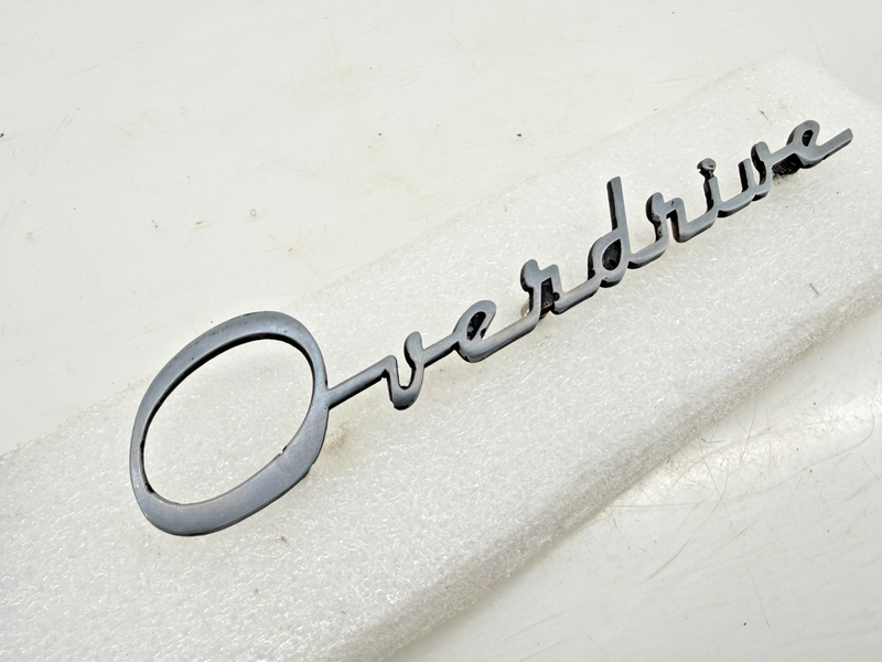 OEM 1953 - 1956 Ford Overdrive Chrome Trunk Emblem BF-7042528-B 9637 E9-7