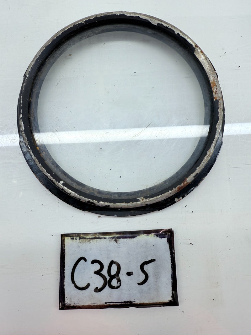 OEM 1950s 1960s Willys Jeep CJ5 CJ6 Speedometer Glass Lens & Bezel C38-5