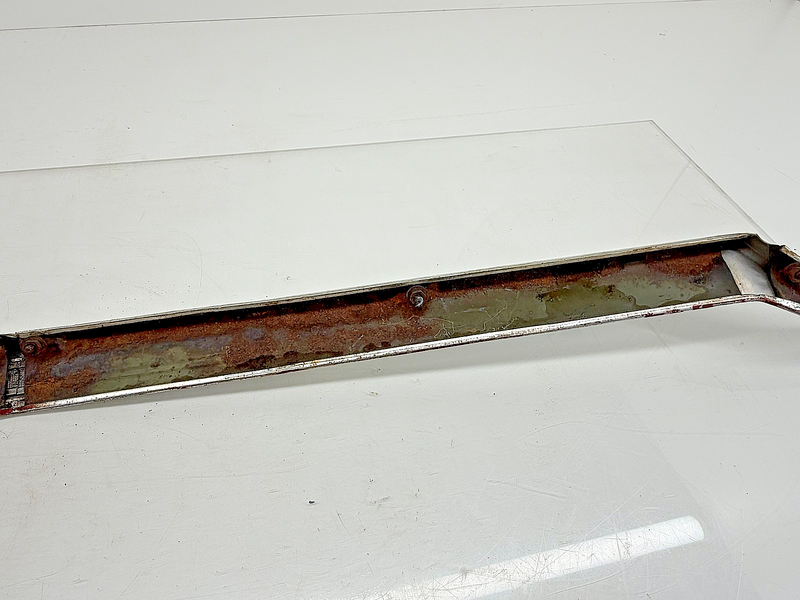 OEM 1964 Chevy Impala Belair Biscayne Hood Lip Molding Above Grille Aluminum