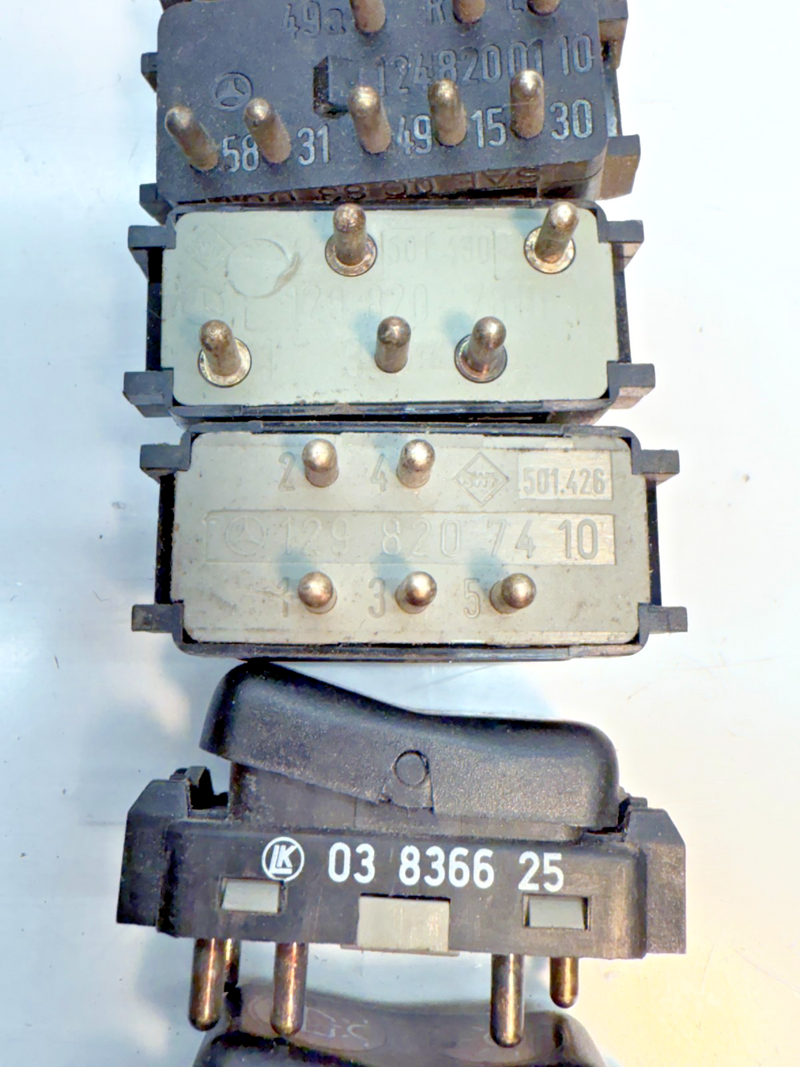 OEM LOT Mercedes-Benz W124 E-Class Switch Interior Switches 1248210251 C7