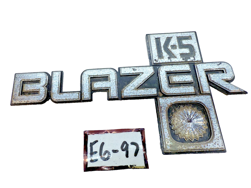 OEM 1981 - 1988 Chevy K5 Blazer Fender Emblem 14026441 1982 1982 1984 1985 E6-97