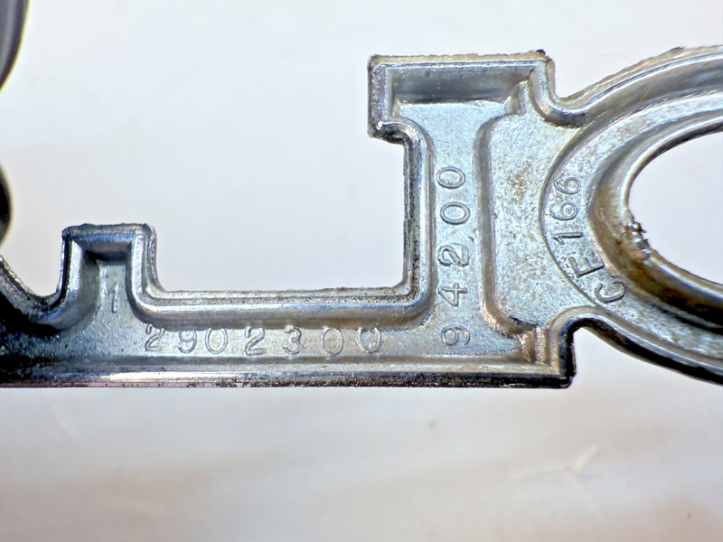 OEM 1969 1970 1971 Dodge Polara Fender Emblem Script Badge Mopar 2902300 E7-17
