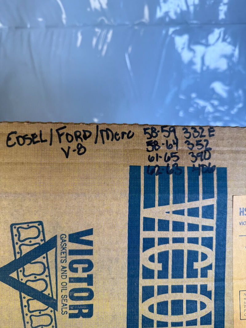 Victor HS1154BS Engine Kit Full Gasket Set Edsel Ford Mercury 1958 - 1965 B54-9