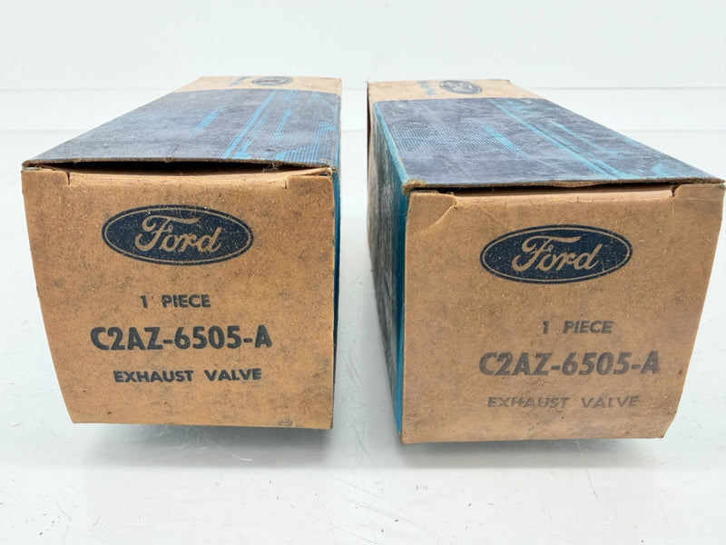 (2) NOS 1962 FORD MERCURY Engine Exhaust Valve C2AZ-6505-A C66-3