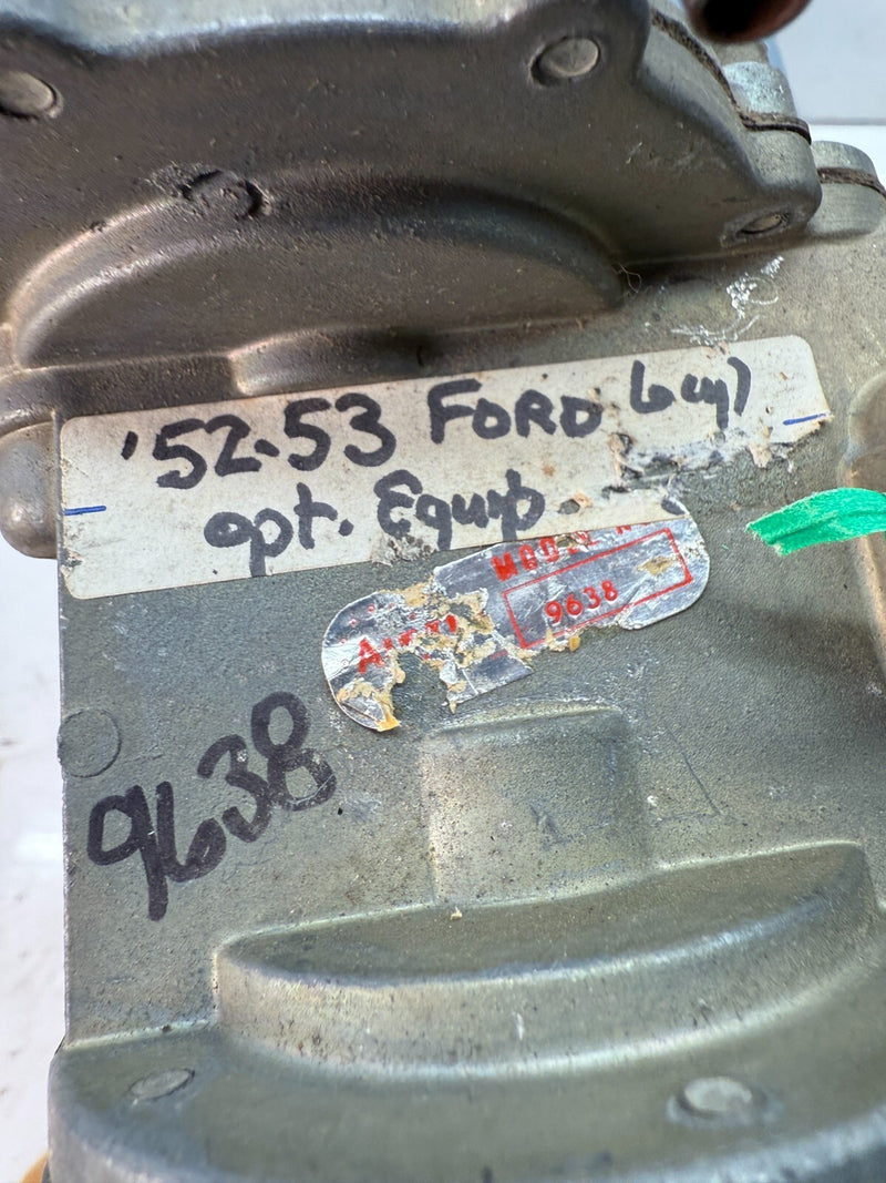 NORS 1952 1953 FORD 6 CYLINDER DUAL ACTION FUEL PUMP AC 9638 52 53 F-71