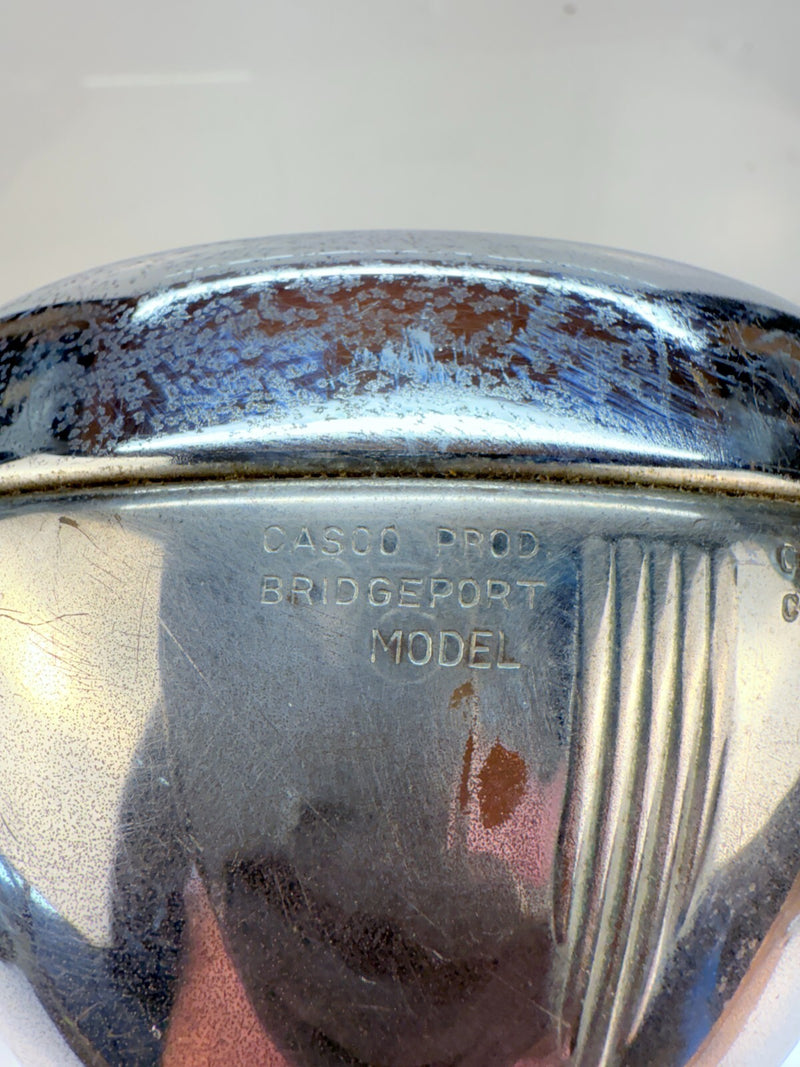 VINTAGE OEM 1950’s CASCO Model J Car Truck Spot Light 6V CHROME B66-6