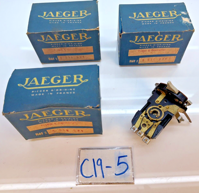 NOS Vintage JAEGER Dauphine Gordini-Floride Platinum Switch 8 538 931 C17-5