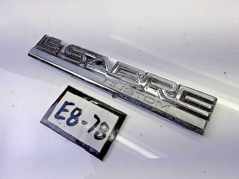OEM 1986 - 1991 BUICK LESABRE CUSTOM SIDE EMBLEM LOGO BADGE SYMBOL SIGN E8-78
