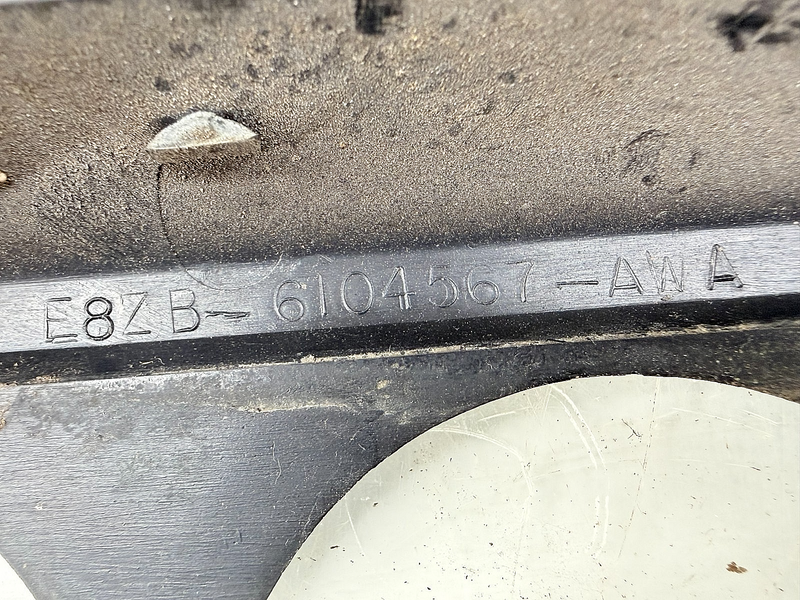 OEM 1987 - 1989 Ford Mustang AC Heater Control Panel Bezel Dash Trim C65-21