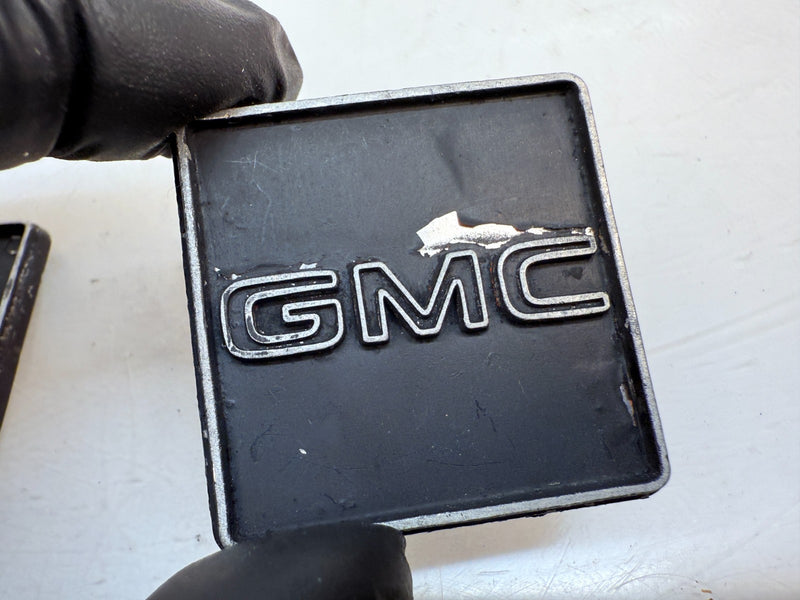 OEM 1973 - 1978 GMC Truck PAIR Cab Corner Badges Trim Emblem E7-98