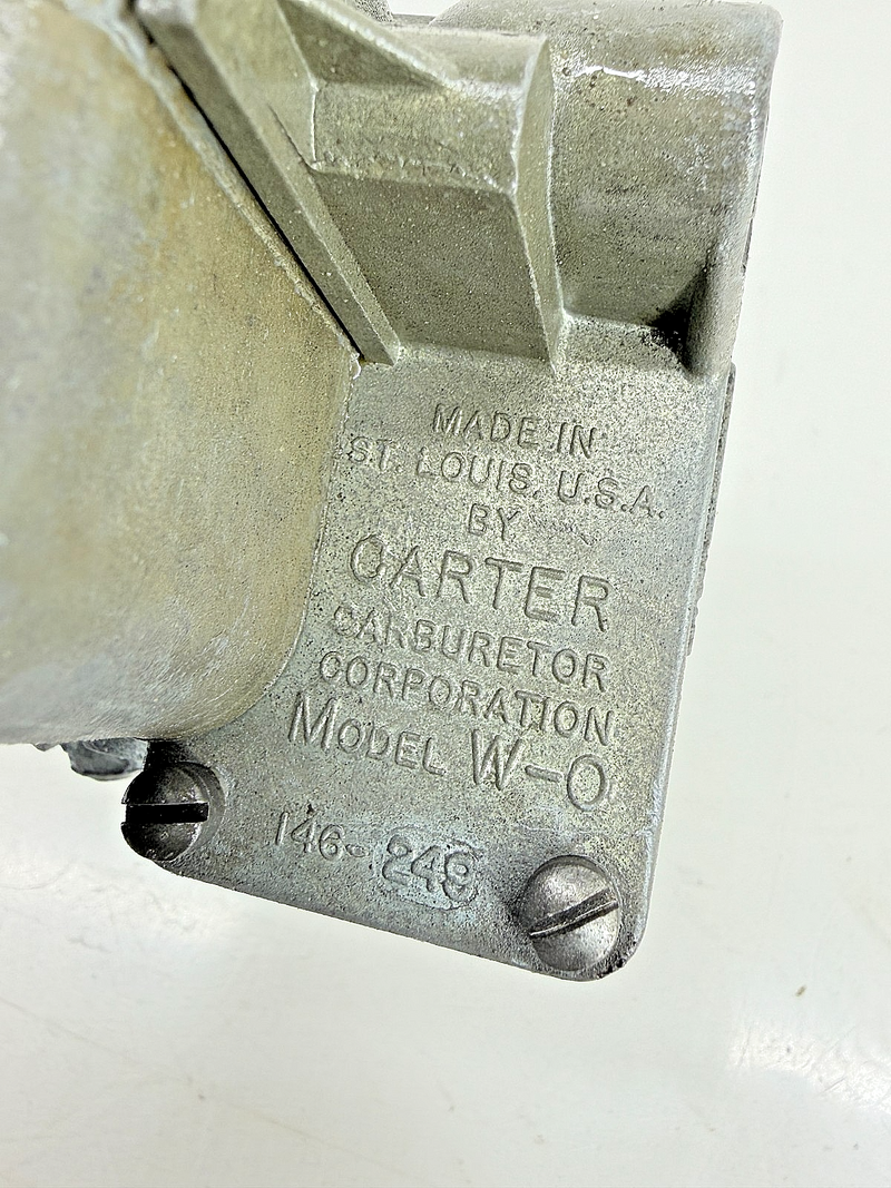 Carter WO W-O Carburetor 146-249 1-458 Willys MB CJ2A CJ3A Ford GPW L134 Jeep